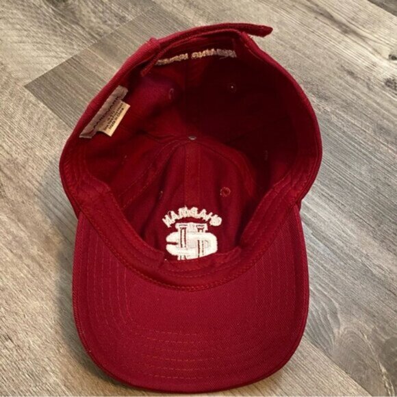 Chapman University CU Maroon Red White Strapback Cap OS Los Angeles Embroidery - Picture 6 of 6